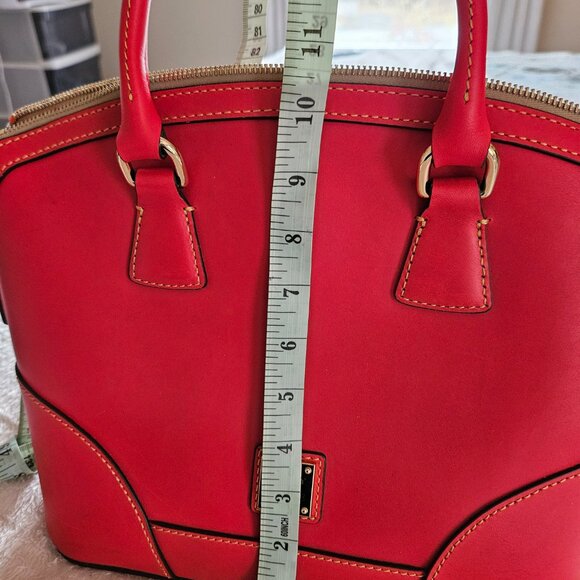 Dooney and Bourke Domed Leather Satchel - Picture 8 of 15